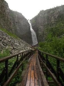 Swedens highest waterfall